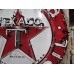 New Texaco Gasoline Motor Oils Porcelain Neon Sign - 48" Diameter